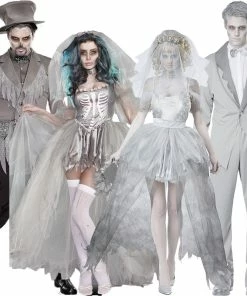 The American Store Halloween Cosplay Vampire Couple Uniform Dead Beauty Ghost Bride Costume Corpse Bridal Costumes Ghost Dress Couple Halloween Costume 16 The American Store Halloween Cosplay Vampire Couple Uniform Dead Beauty Ghost Bride Costume Corpse Bridal Costumes Ghost Dress Couple Halloween Costume