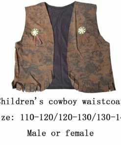 The American Store Halloween Costumes Adult Children Men And Women Western Cowboy Parent-child Suit COS Western Cowboy Costume