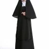 Affordable Store Halloween Male Priest Nuns Cosplay Costume Couple Cosplay Priest Clothing Repair Women's Stage Clothing