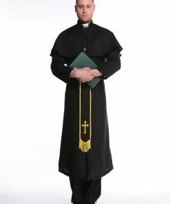 Affordable Store Halloween Male Priest Nuns Cosplay Costume Couple Cosplay Priest Clothing Repair Women's Stage Clothing
