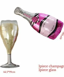 The American Store Happy New Year 2019 Number Letter Foil Balloons Champagne Wine Glass Cup Gold Pink Xmas Eve Party Supplies Helium Balon Set New Year Collection