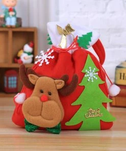 Online American Store Happy New Year 2019 Year Merry Christmas Gift Bag Candy Bag Merry Christmas Bag Candy Bags Christmas Xmas Gifts Navidad 2018 Christmas Gift Bag Collection