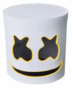 Huan Yin Store Helmet Mask Cosplay Prop DJ Halloween Party Latex Masks LED Party Bar DJ LED Luminous Masks Halloween Mask