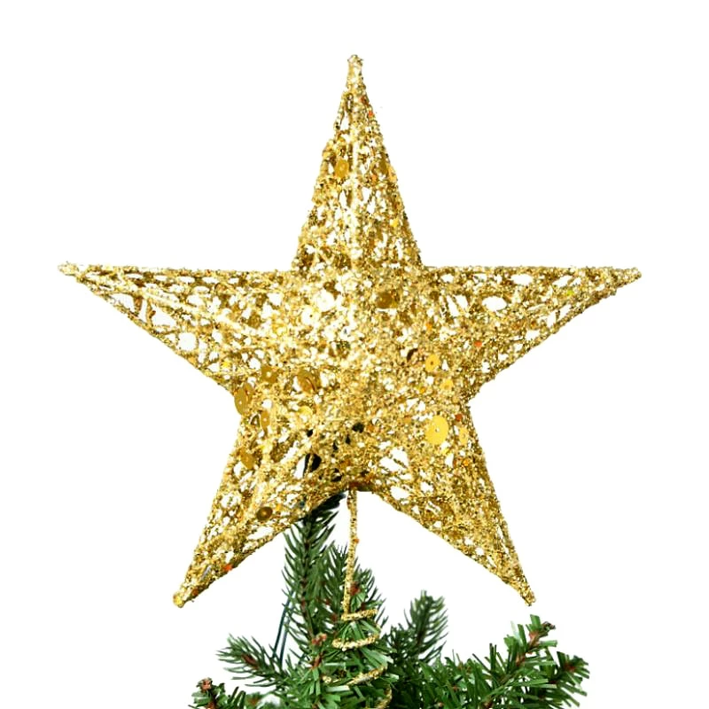 The American Store Hollow Star Cute Gold Powder Christmas Star Christmas Tree Toppers 15/20cm For Christmas Tree Ornaments Xmas Decor Supplies Christmas Ornaments 4 The American Store Hollow Star Cute Gold Powder Christmas Star Christmas Tree Toppers 15/20cm For Christmas Tree Ornaments Xmas Decor Supplies Christmas Ornaments