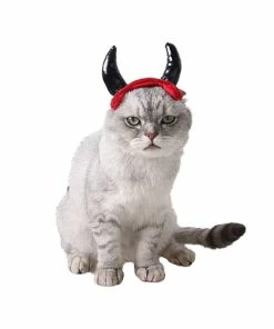 Kitchen Lover Store Halloween Pets Accessories Hoomall 1PC Christmas Halloween Pet Cat Dog Caps Horns Cap For Dog Cat Pet Hat Accessories Decoration Cosplay Costume Hats