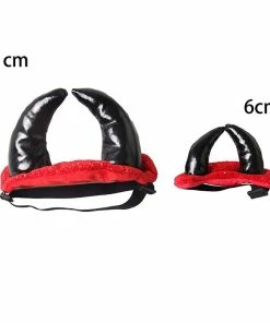 Kitchen Lover Store Halloween Pets Accessories Hoomall 1PC Christmas Halloween Pet Cat Dog Caps Horns Cap For Dog Cat Pet Hat Accessories Decoration Cosplay Costume Hats