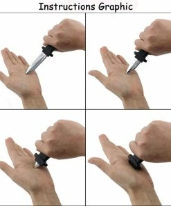 The American Store Hot Halloween Supplies Comedy Magic Plastic Retractable Dagger Joke Prank Props Knife Scary Trick Party Decoration Halloween Accessories