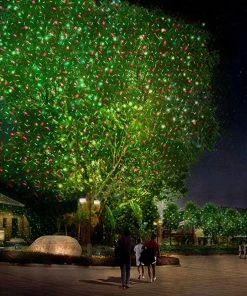 The American Store IP44 Waterproof Christmas Lights RG Static Twinkle Outdoor Christmas Laser Lights Projector Decorations For Home With Remote Laser Christmas Lights