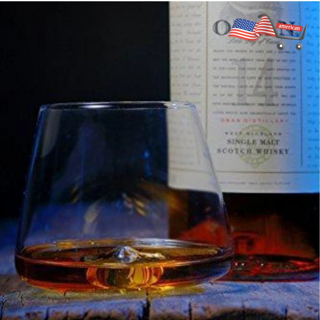 The American Store Casual Glasses TNG Handcrafted Whiskey Glass, Set Of 2 - Prime Lead-Free Ultra Clarity Glass - Perfect For Drinking Bourbon Or Scotch - Deluxe Gift Box. 5 The American Store Casual Glasses TNG Handcrafted Whiskey Glass, Set Of 2 - Prime Lead-Free Ultra Clarity Glass - Perfect For Drinking Bourbon Or Scotch - Deluxe Gift Box.