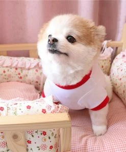 Onlineamericanstore Independence Day Small Dog Shirt Puppies Clothes Printed 4th Of July Dog Shirts Dogs Pets Clothing For Chihuahua Bichon Hiromi E