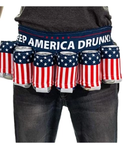 The American Store USA Americana Themed Beverage Holder Beer Belt Drink Holder Clothing Accessories 11 The American Store USA Americana Themed Beverage Holder Beer Belt Drink Holder Clothing Accessories