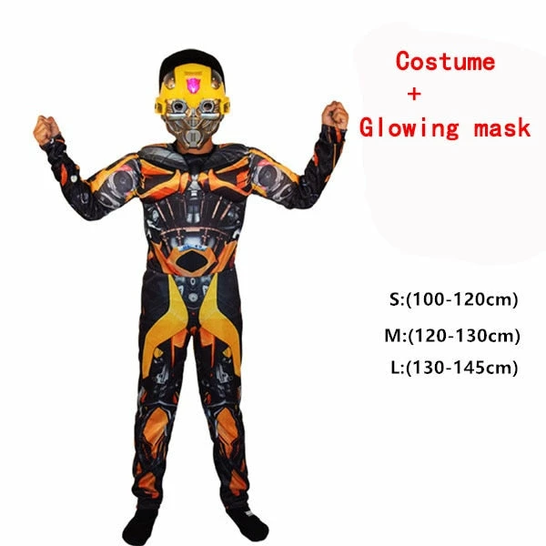 The American Store Kids Boys Cosplay Movie Muscle Optimus Prime Costumes Boys Bumblebee Superhero Body Suits For Carnival Halloween Costumes Party 3 The American Store Kids Boys Cosplay Movie Muscle Optimus Prime Costumes Boys Bumblebee Superhero Body Suits For Carnival Halloween Costumes Party