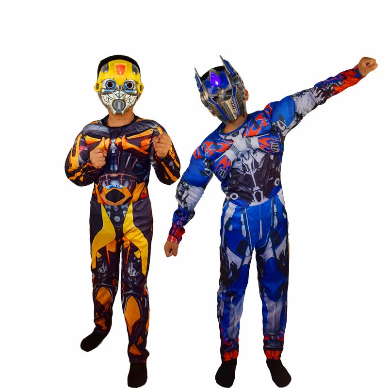 The American Store Kids Boys Cosplay Movie Muscle Optimus Prime Costumes Boys Bumblebee Superhero Body Suits For Carnival Halloween Costumes Party 12 The American Store Kids Boys Cosplay Movie Muscle Optimus Prime Costumes Boys Bumblebee Superhero Body Suits For Carnival Halloween Costumes Party