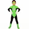 The American Store Kids Green Lantern Costume Masked Superhero Costumes Green Zentai Catsuit Lantern Cosplay Party Costume Fancy Dress Custom Size