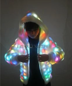 Tem-laser Technology Co., Ltd Halloween Women Costumes LED Luminous Faux Fur Coat Lady Bar Dance Show Nightclub Clothes, LED DJ Costumes. Christmas, Halloween Party, Cospaly Suit 12 Tem-laser Technology Co., Ltd Halloween Women Costumes LED Luminous Faux Fur Coat Lady Bar Dance Show Nightclub Clothes, LED DJ Costumes. Christmas, Halloween Party, Cospaly Suit
