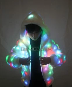 Tem-laser Technology Co., Ltd Halloween Women Costumes LED Luminous Faux Fur Coat Lady Bar Dance Show Nightclub Clothes, LED DJ Costumes. Christmas, Halloween Party, Cospaly Suit 10 Tem-laser Technology Co., Ltd Halloween Women Costumes LED Luminous Faux Fur Coat Lady Bar Dance Show Nightclub Clothes, LED DJ Costumes. Christmas, Halloween Party, Cospaly Suit