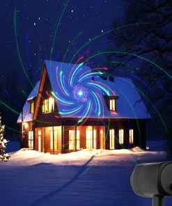 Online American Store Laser Christmas Lights Red Green Blue Moving RGB 20 Patterns Projector IP65 Outdoor RF Remote For Xmas Holiday Garden Decoration