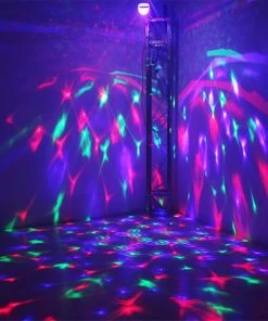 REEDBUCK Good Night Store Led RGB Mini Stage Light E27 AC 85-265V Magic Crystal Ball Lamp 3W Laser Light 220V 110V Christmas Dance Party Lantern Projector