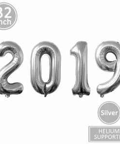 The American Store New Year Collection Lincaier 2019 Happy New Year Gold Foil Balloons Eve Party Decor 2018 Merry Christmas Decorations For Home Ornaments Santa Claus