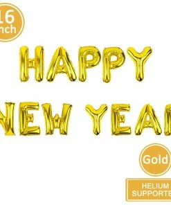 The American Store New Year Collection Lincaier 2019 Happy New Year Gold Foil Balloons Eve Party Decor 2018 Merry Christmas Decorations For Home Ornaments Santa Claus