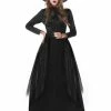 TALOCO Store MOONIGHT Halloween Couples Costumes Gothic Wizard Costume European Religious Men Priest Uniform Fancy Cosplay Costume For