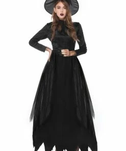 TALOCO Store MOONIGHT Halloween Couples Costumes Gothic Wizard Costume European Religious Men Priest Uniform Fancy Cosplay Costume For