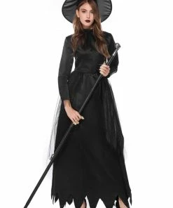 TALOCO Store MOONIGHT Halloween Couples Costumes Gothic Wizard Costume European Religious Men Priest Uniform Fancy Cosplay Costume For