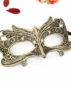 Party Sunny Masquerade Gold Purple Blue Lace Mask Halloween Cutout Prom Party Mask Accessories Sexy Eye Face Mask Venetian Masks Party Favor