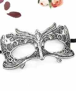 Party Sunny Masquerade Gold Purple Blue Lace Mask Halloween Cutout Prom Party Mask Accessories Sexy Eye Face Mask Venetian Masks Party Favor