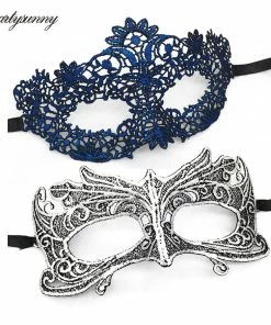 Party Sunny Masquerade Gold Purple Blue Lace Mask Halloween Cutout Prom Party Mask Accessories Sexy Eye Face Mask Venetian Masks Party Favor