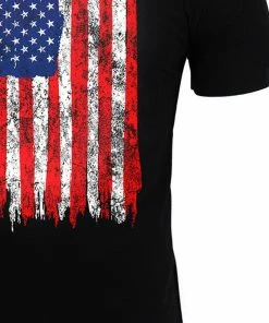 Onlineamericanstore Men T-shirt Men USA Pritn Shirt Summer Fashion Mens US Flag T-Shirt Muscle Tee American Patriotic USA Shirt Top Camiseta Mens Clothing