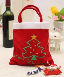 The American Store Merry Chrismas Bag Kids Gift Candy Bags Pouch Mini Handbag Christmas Decoration For Home Party New Year Decoration 12 The American Store Merry Chrismas Bag Kids Gift Candy Bags Pouch Mini Handbag Christmas Decoration For Home Party New Year Decoration