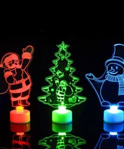 The American Store Christmas Ornaments Merry Christmas Acrylic LED Light Christmas Tree Ornaments Pendant Christmas Santa Claus Snowman Light Xmas 2019 Navidad Decor 48 The American Store Christmas Ornaments Merry Christmas Acrylic LED Light Christmas Tree Ornaments Pendant Christmas Santa Claus Snowman Light Xmas 2019 Navidad Decor