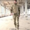 AichAngeI Official Store Military Uniforms Multicam Camouflage Tropic Frog Suits MTP Trainning G3 Suits Men US Army Airsoft Combat Shirt + Cargo Pants