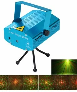 Light Up Your Life 2015 Mini LED Laser Projector Christmas Decorations Laser Disco Light Laser Light Dj Voice-activated DJ Disco Xmas Party Club Light