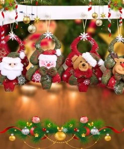 KDXJB Store Navidad Santa Claus Pendant Christmas Ornaments Festival Party Home Decor Christmas Decor Supplies Novelty Gifts For Children