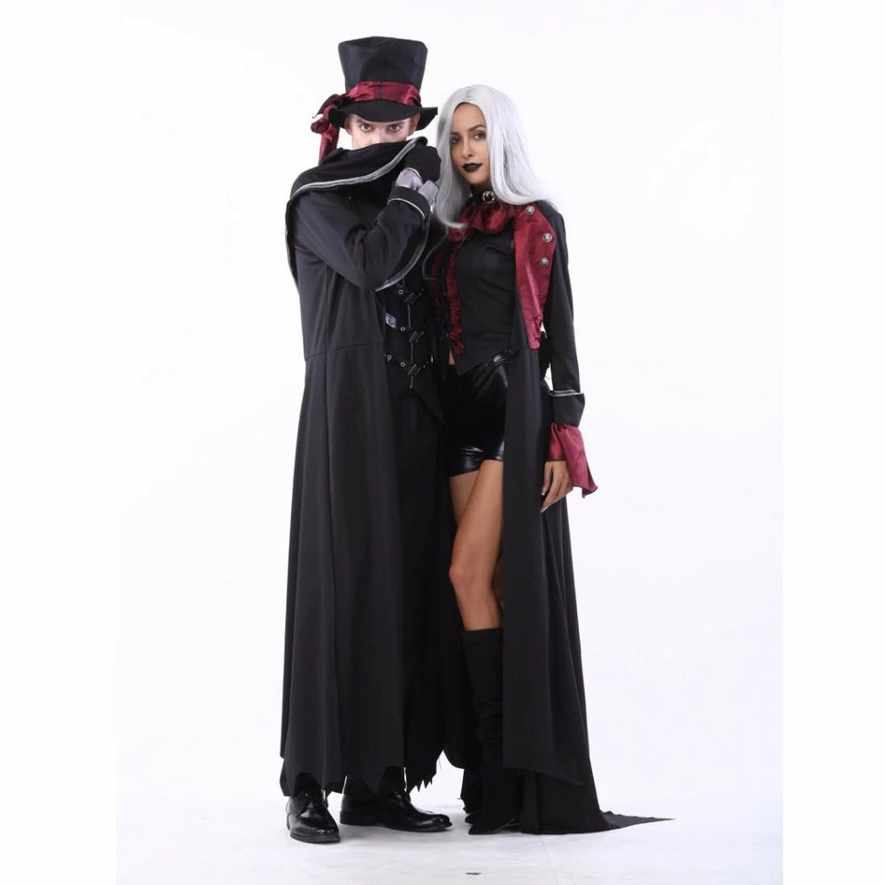 The American Store Couple Halloween Costume New Adult Vampire Costumes Women Mens Halloween Party Vampiro Couple Movie Cosplay Fancy Outfit Clothing Dresses 7 The American Store Couple Halloween Costume New Adult Vampire Costumes Women Mens Halloween Party Vampiro Couple Movie Cosplay Fancy Outfit Clothing Dresses
