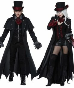 The American Store Couple Halloween Costume New Adult Vampire Costumes Women Mens Halloween Party Vampiro Couple Movie Cosplay Fancy Outfit Clothing Dresses 12 The American Store Couple Halloween Costume New Adult Vampire Costumes Women Mens Halloween Party Vampiro Couple Movie Cosplay Fancy Outfit Clothing Dresses