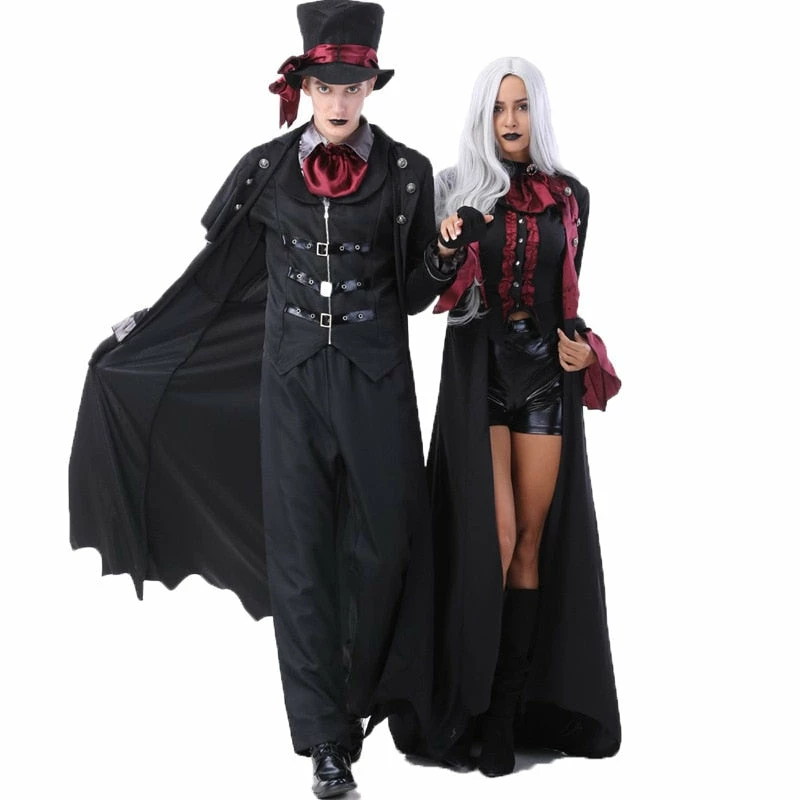 The American Store Couple Halloween Costume New Adult Vampire Costumes Women Mens Halloween Party Vampiro Couple Movie Cosplay Fancy Outfit Clothing Dresses 6 The American Store Couple Halloween Costume New Adult Vampire Costumes Women Mens Halloween Party Vampiro Couple Movie Cosplay Fancy Outfit Clothing Dresses