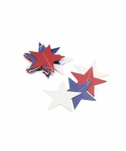 Online American Store Patriotic Theme Party Supplies New Arrival DIY July 4th Independence Day Decoration Banner String Flags Star Ornaments Pearlescent Paper Party Hanging Decor