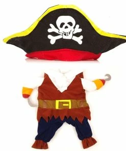 Myeasylife Store Halloween Pets Accessories New Arrival Funny Pet Clothes Cosplay Pirate Dog Cat Halloween Party Cute Costume Clothing Comfort For Small Medium Dog #254925