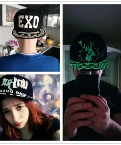 Evrfelan Official Store New Fashion Fluorescence Baseball Cap Women Men Snapback Caps Luminous Gorras Sport Casquette Hip Hop Cap Hat Drop Shipping
