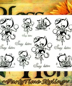 The American Store Halloween Temporary Tekashi69 Tattoos Nu-TATY Sexy Red Lips Temporary Tattoo Body Art Flash Tattoo Stickers 17*10cm Waterproof Fake Tatoo Car Styling Wall Sticker