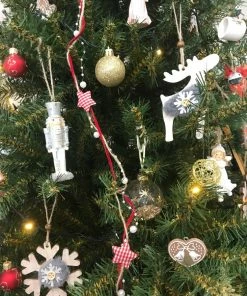 The American Store Omilut Christmas Decoration Chain Ribbon Christmas Tree DIY Star Merry Christmas Party Decoration Supplies Happy New Year 2019 Christmas Decorations
