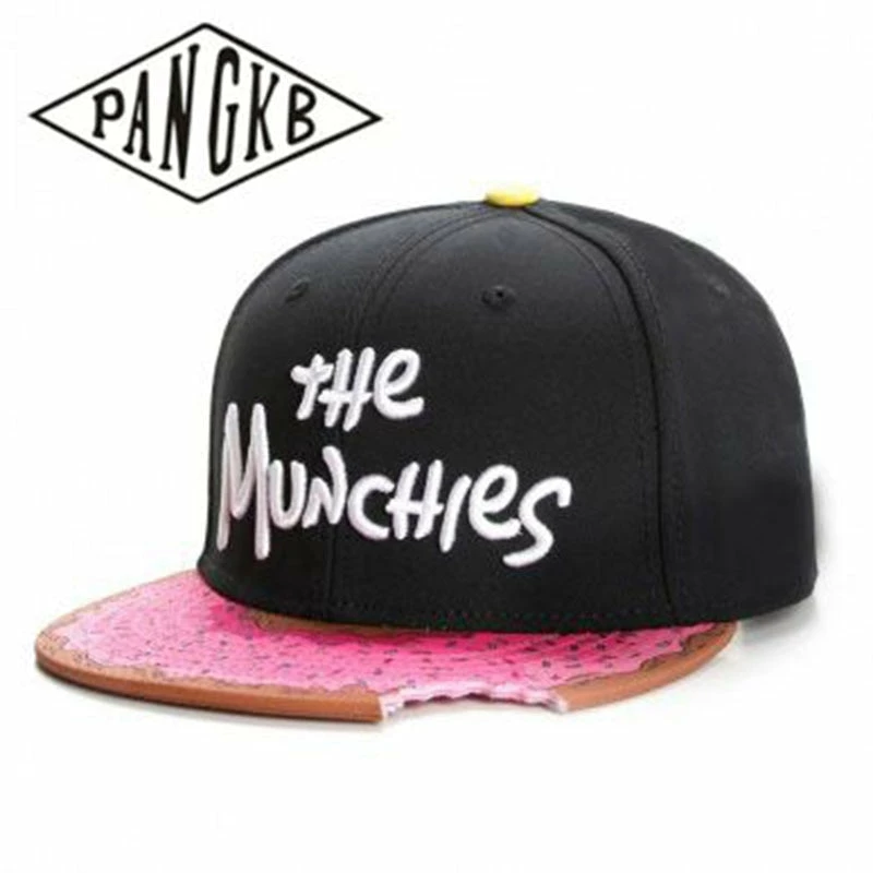 PANGKB Official Store PANGKB Brand MUNCHIES CAP Snacks Pink Snapback Hat Men Women Adult Hip Hop Headwear Outdoor Casual Sun Baseball Cap Gorras Bone Baseball Caps 50 PANGKB Official Store PANGKB Brand MUNCHIES CAP Snacks Pink Snapback Hat Men Women Adult Hip Hop Headwear Outdoor Casual Sun Baseball Cap Gorras Bone Baseball Caps