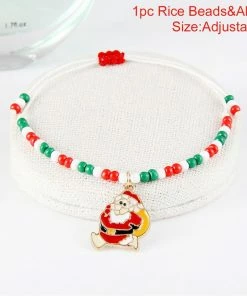 PATIMATE Store PATIMATE 2018 Christmas Santa Claus Bracelet Merry Christmas Decor For Home Noel 2019 Happy New Year Christmas Ornaments Xmas