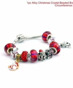 PATIMATE Store PATIMATE 2018 Christmas Santa Claus Bracelet Merry Christmas Decor For Home Noel 2019 Happy New Year Christmas Ornaments Xmas