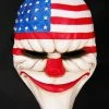 Surprise Party Favor Supermarket Halloween Mask Payday 2 Mask Resin The Heist Dallas/Wolf/Chains/Hoxton Cosplay Halloween Horror Clown Masquerade Cosplay Carnaval Costume Men