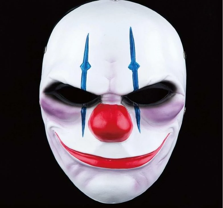 Surprise Party Favor Supermarket Halloween Mask Payday 2 Mask Resin The Heist Dallas/Wolf/Chains/Hoxton Cosplay Halloween Horror Clown Masquerade Cosplay Carnaval Costume Men 4 Surprise Party Favor Supermarket Halloween Mask Payday 2 Mask Resin The Heist Dallas/Wolf/Chains/Hoxton Cosplay Halloween Horror Clown Masquerade Cosplay Carnaval Costume Men