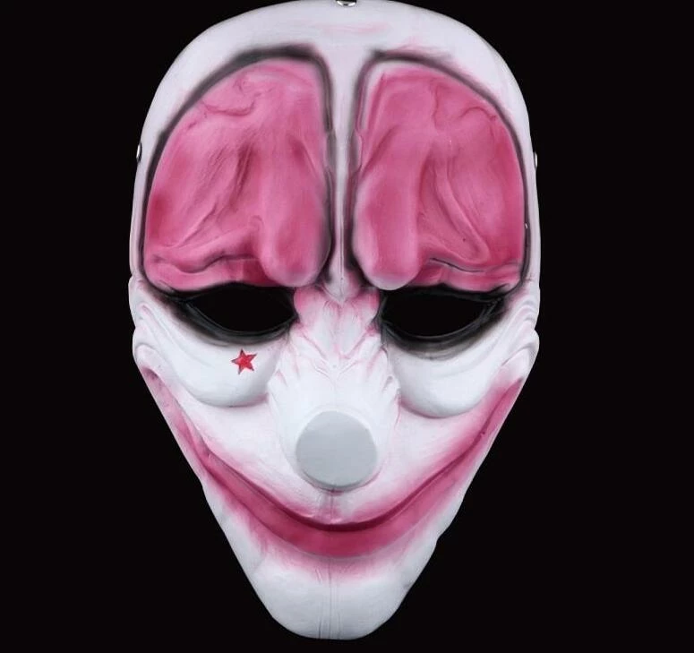Surprise Party Favor Supermarket Halloween Mask Payday 2 Mask Resin The Heist Dallas/Wolf/Chains/Hoxton Cosplay Halloween Horror Clown Masquerade Cosplay Carnaval Costume Men 5 Surprise Party Favor Supermarket Halloween Mask Payday 2 Mask Resin The Heist Dallas/Wolf/Chains/Hoxton Cosplay Halloween Horror Clown Masquerade Cosplay Carnaval Costume Men
